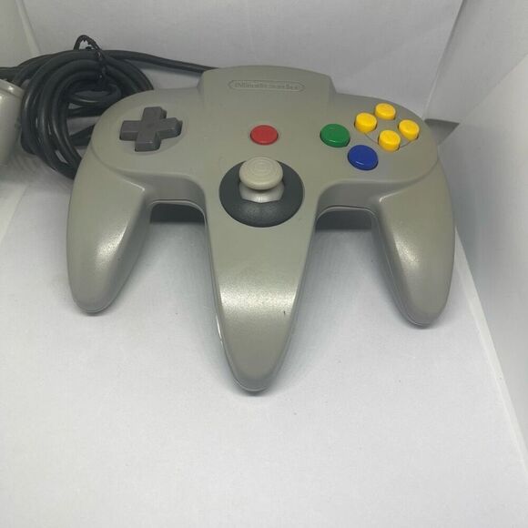 N64 Nintendo OEM Gray Controller New GC style Joystick User Tested Everything Wo - Picture 1 of 6